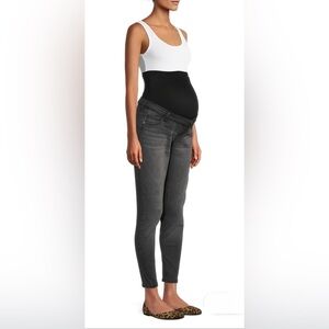 Time and Tru Black Maternity Tummy Control Jeans